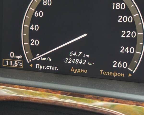 Черный Мерседес С Класс, объемом двигателя 5.46 л и пробегом 322 тыс. км за 15000 $, фото 36 на Automoto.ua