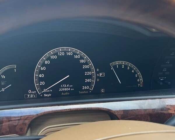 Чорний Мерседес С Клас, об'ємом двигуна 3.5 л та пробігом 340 тис. км за 8450 $, фото 6 на Automoto.ua