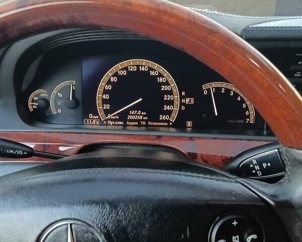 Черный Мерседес С Класс, объемом двигателя 5.5 л и пробегом 204 тыс. км за 12650 $, фото 11 на Automoto.ua