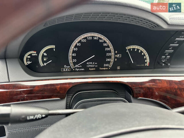 Чорний Мерседес С Клас, об'ємом двигуна 5.46 л та пробігом 129 тис. км за 17000 $, фото 14 на Automoto.ua