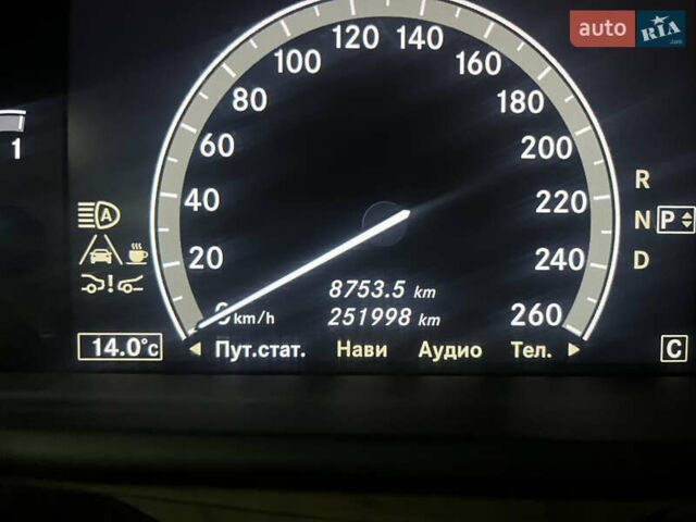 Чорний Мерседес С Клас, об'ємом двигуна 5.46 л та пробігом 252 тис. км за 18000 $, фото 27 на Automoto.ua