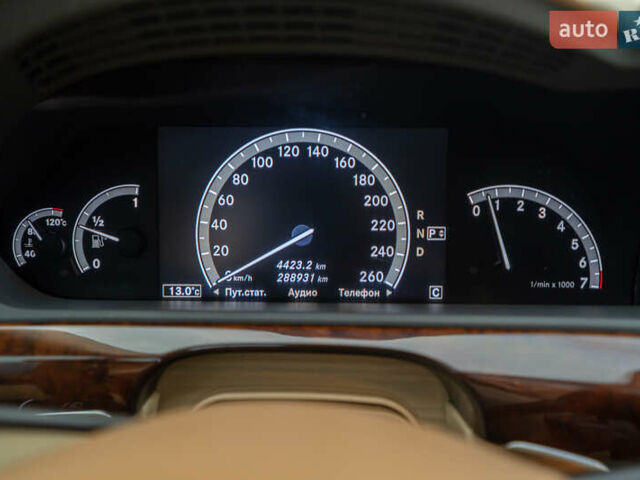 Чорний Мерседес С Клас, об'ємом двигуна 5.46 л та пробігом 288 тис. км за 18500 $, фото 26 на Automoto.ua
