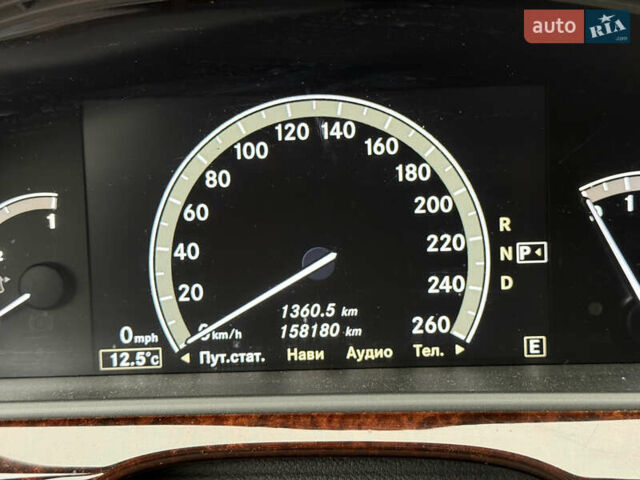 Черный Мерседес С Класс, объемом двигателя 4.66 л и пробегом 158 тыс. км за 12500 $, фото 17 на Automoto.ua