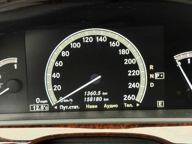 Черный Мерседес С Класс, объемом двигателя 4.7 л и пробегом 158 тыс. км за 12500 $, фото 18 на Automoto.ua