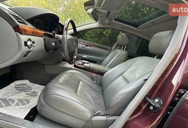 Мерседес С Класс 2005 в Краматорске на Automoto.ua Красный Мерседес С Класс, объемом двигателя 5.46 л и пробегом 242 тыс. км за 8600 $, фото 2 на Automoto.ua