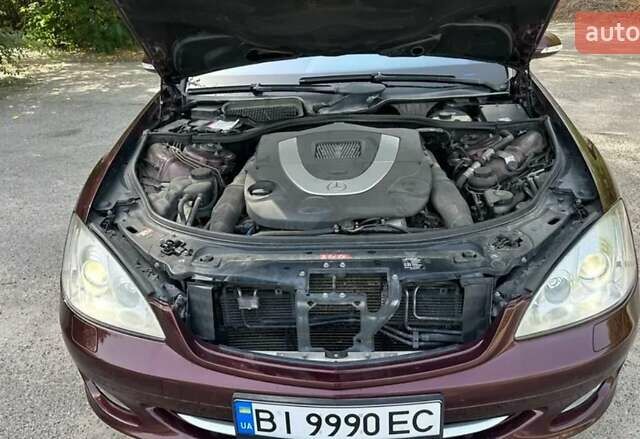 Мерседес С Класс 2005 в Краматорске на Automoto.ua Красный Мерседес С Класс, объемом двигателя 5.46 л и пробегом 242 тыс. км за 8600 $, фото 4 на Automoto.ua