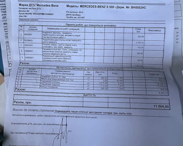 Мерседес С Класс, объемом двигателя 5.5 л и пробегом 235 тыс. км за 21999 $, фото 46 на Automoto.ua