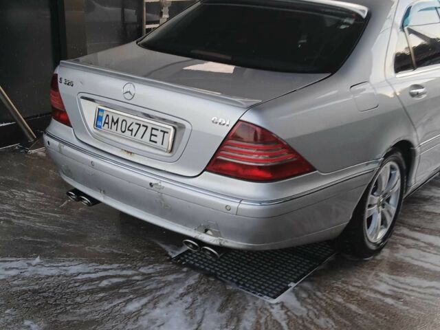 Серый Мерседес С Класс, объемом двигателя 3.2 л и пробегом 200 тыс. км за 5500 $, фото 2 на Automoto.ua