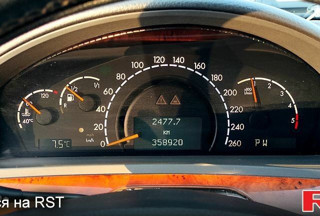 Серый Мерседес С Класс, объемом двигателя 3.2 л и пробегом 160 тыс. км за 3500 $, фото 7 на Automoto.ua