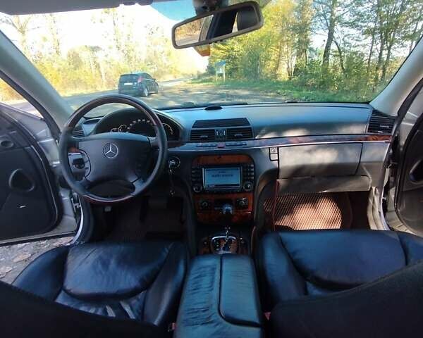 Сірий Мерседес С Клас, об'ємом двигуна 4 л та пробігом 385 тис. км за 4100 $, фото 33 на Automoto.ua