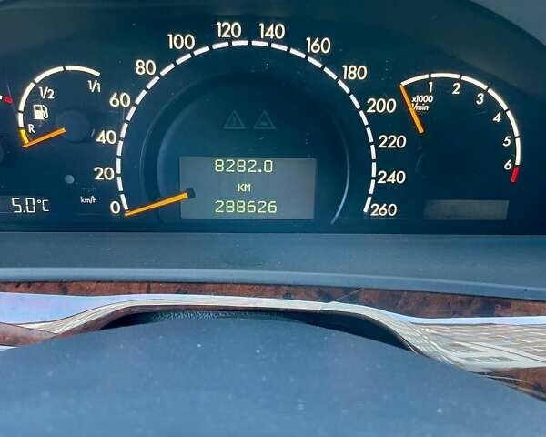 Серый Мерседес С Класс, объемом двигателя 5 л и пробегом 288 тыс. км за 7000 $, фото 17 на Automoto.ua