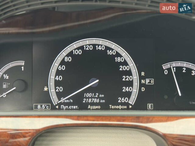 Сірий Мерседес С Клас, об'ємом двигуна 5.46 л та пробігом 218 тис. км за 13200 $, фото 33 на Automoto.ua