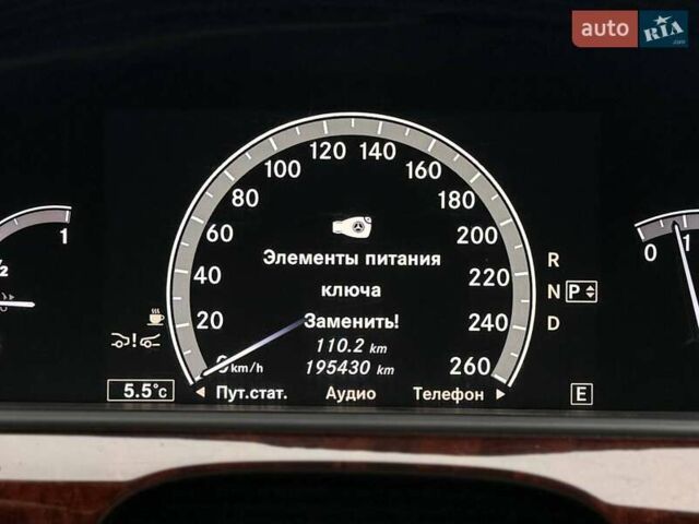 Сірий Мерседес С Клас, об'ємом двигуна 4.66 л та пробігом 195 тис. км за 11500 $, фото 28 на Automoto.ua
