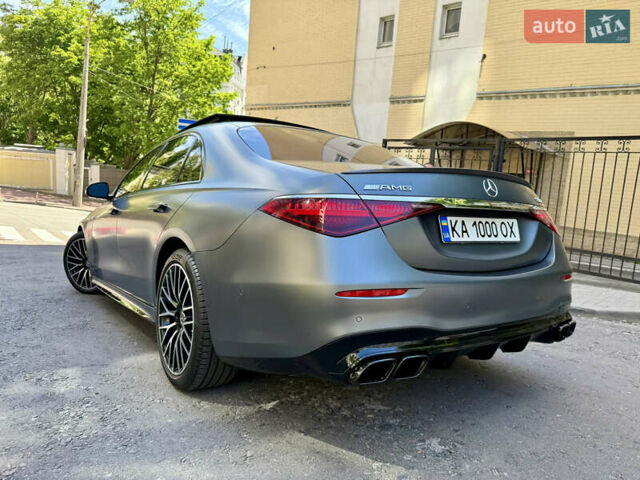 Мерседес С Клас 2021 у Києві на Automoto.ua Сірий Мерседес С Клас, об'ємом двигуна 3.98 л та пробігом 18 тис. км за 111111 $, фото 8 на Automoto.ua