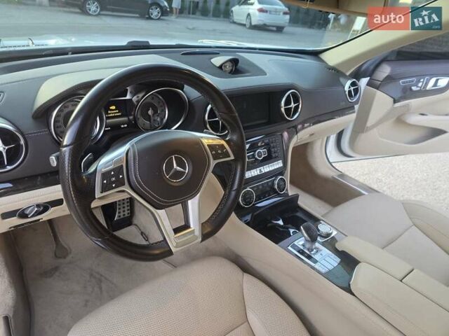 Белый Мерседес СЛ-Класс, объемом двигателя 3 л и пробегом 197 тыс. км за 40000 $, фото 17 на Automoto.ua