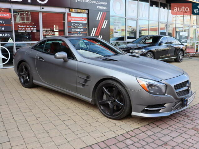 Сірий Мерседес СЛ-Клас, об'ємом двигуна 3 л та пробігом 150 тис. км за 43900 $, фото 5 на Automoto.ua