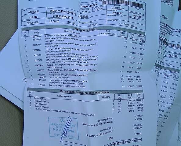 Черный Мерседес СЛК-Класс, объемом двигателя 3.5 л и пробегом 123 тыс. км за 16500 $, фото 80 на Automoto.ua