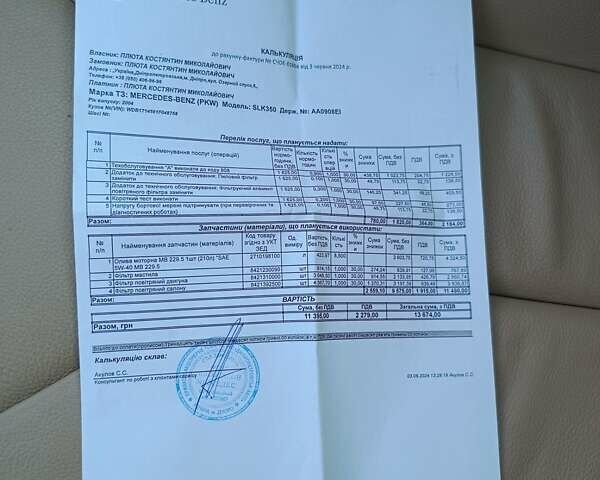 Черный Мерседес СЛК-Класс, объемом двигателя 3.5 л и пробегом 123 тыс. км за 16500 $, фото 74 на Automoto.ua