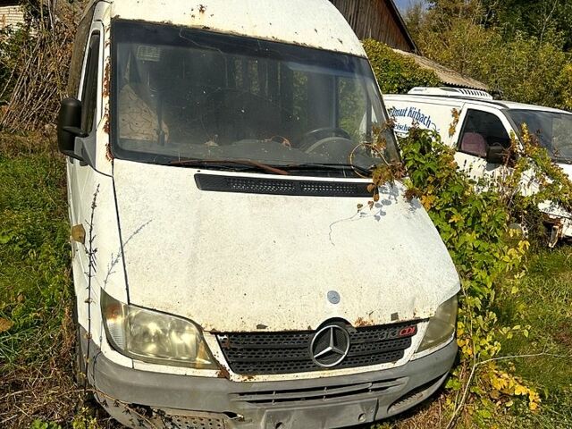 Белый Мерседес Sprinter, объемом двигателя 2.2 л и пробегом 320 тыс. км за 3500 $, фото 1 на Automoto.ua