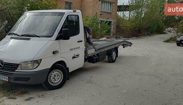 Белый Мерседес Sprinter, объемом двигателя 2.69 л и пробегом 335 тыс. км за 13200 $, фото 32 на Automoto.ua