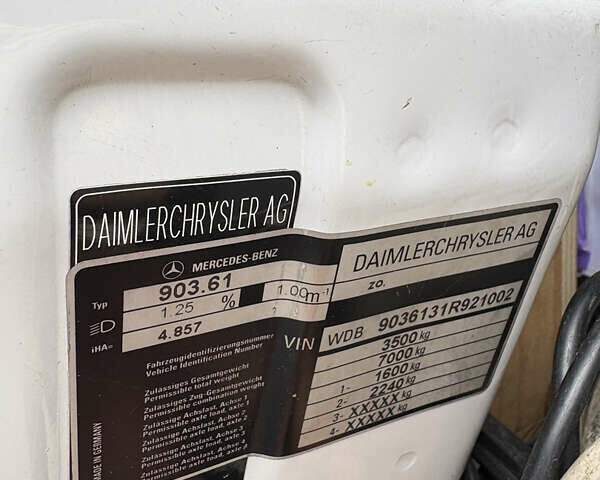 Белый Мерседес Sprinter, объемом двигателя 2.69 л и пробегом 500 тыс. км за 14300 $, фото 10 на Automoto.ua