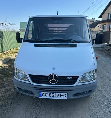 Білий Мерседес Sprinter, об'ємом двигуна 2.69 л та пробігом 205 тис. км за 15800 $, фото 1 на Automoto.ua