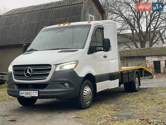 Белый Мерседес Sprinter, объемом двигателя 3 л и пробегом 93 тыс. км за 45000 $, фото 1 на Automoto.ua