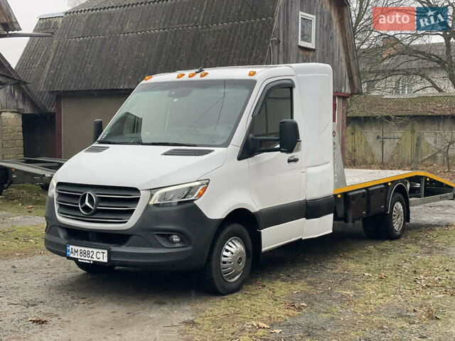 Белый Мерседес Sprinter, объемом двигателя 3 л и пробегом 93 тыс. км за 45000 $, фото 3 на Automoto.ua