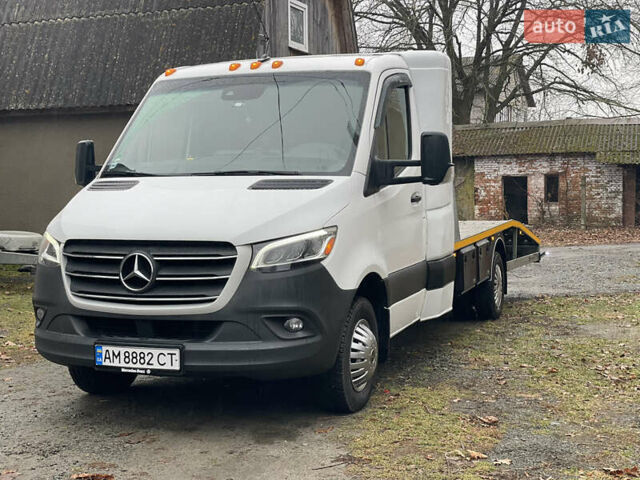 Белый Мерседес Sprinter, объемом двигателя 3 л и пробегом 93 тыс. км за 45000 $, фото 10 на Automoto.ua