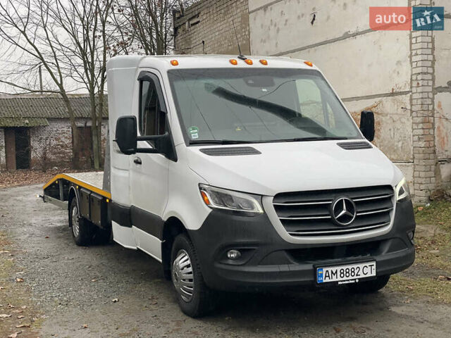 Белый Мерседес Sprinter, объемом двигателя 3 л и пробегом 93 тыс. км за 45000 $, фото 9 на Automoto.ua