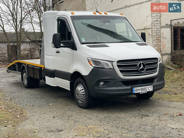 Белый Мерседес Sprinter, объемом двигателя 3 л и пробегом 93 тыс. км за 45000 $, фото 5 на Automoto.ua