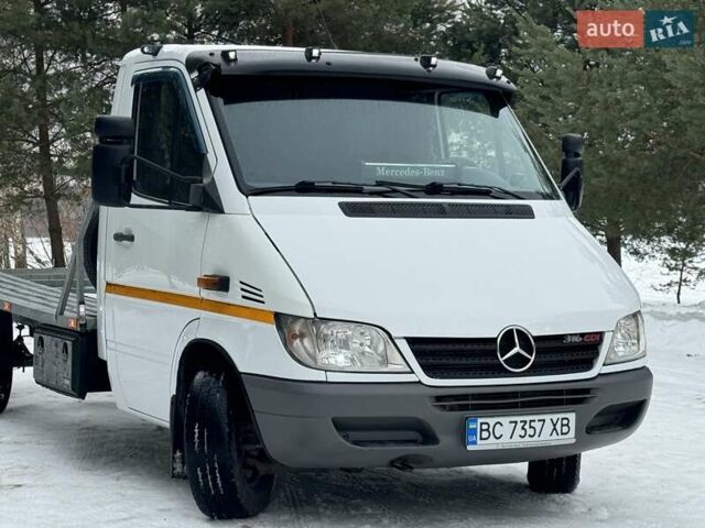 Білий Мерседес Sprinter, об'ємом двигуна 2.7 л та пробігом 436 тис. км за 12999 $, фото 28 на Automoto.ua