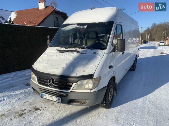 Білий Мерседес Sprinter, об'ємом двигуна 2.15 л та пробігом 189 тис. км за 6750 $, фото 1 на Automoto.ua