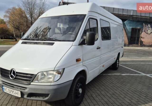 Белый Мерседес Sprinter, объемом двигателя 2.2 л и пробегом 264 тыс. км за 9900 $, фото 30 на Automoto.ua