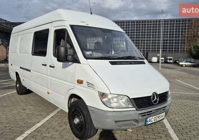Белый Мерседес Sprinter, объемом двигателя 2.2 л и пробегом 264 тыс. км за 9900 $, фото 31 на Automoto.ua