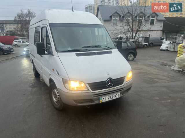 Білий Мерседес Sprinter, об'ємом двигуна 2.7 л та пробігом 316 тис. км за 6299 $, фото 1 на Automoto.ua