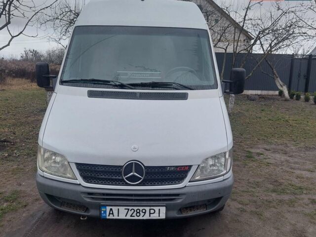 Белый Мерседес Sprinter, объемом двигателя 2.69 л и пробегом 580 тыс. км за 8500 $, фото 6 на Automoto.ua