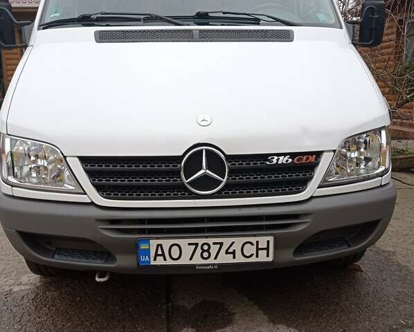 Білий Мерседес Sprinter, об'ємом двигуна 0 л та пробігом 182 тис. км за 15800 $, фото 2 на Automoto.ua