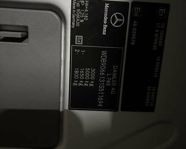 Білий Мерседес Sprinter, об'ємом двигуна 0 л та пробігом 359 тис. км за 10000 $, фото 11 на Automoto.ua