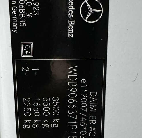 Белый Мерседес Sprinter, объемом двигателя 2.2 л и пробегом 245 тыс. км за 18800 $, фото 28 на Automoto.ua
