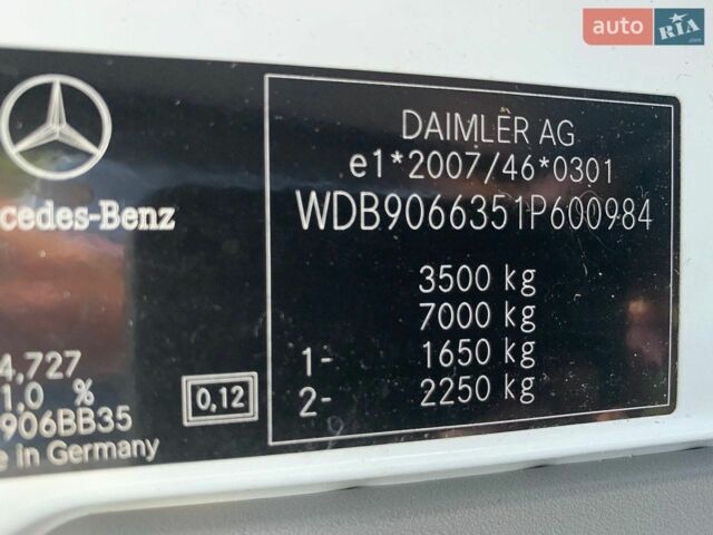 Білий Мерседес Sprinter, об'ємом двигуна 2.2 л та пробігом 168 тис. км за 25900 $, фото 35 на Automoto.ua