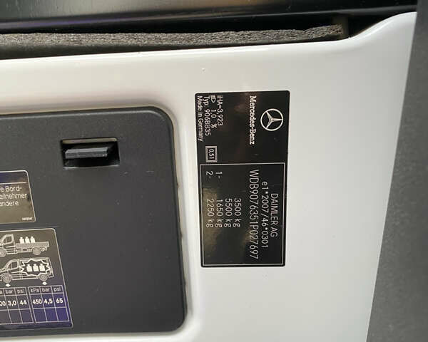 Білий Мерседес Sprinter, об'ємом двигуна 2.2 л та пробігом 520 тис. км за 25900 $, фото 19 на Automoto.ua