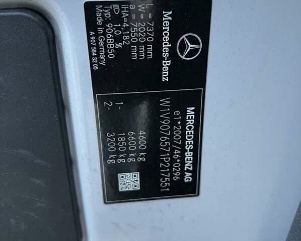 Білий Мерседес Sprinter, об'ємом двигуна 2.2 л та пробігом 322 тис. км за 46282 $, фото 24 на Automoto.ua