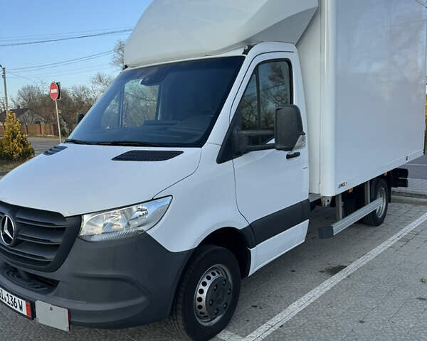 Белый Мерседес Sprinter, объемом двигателя 3 л и пробегом 158 тыс. км за 47500 $, фото 1 на Automoto.ua