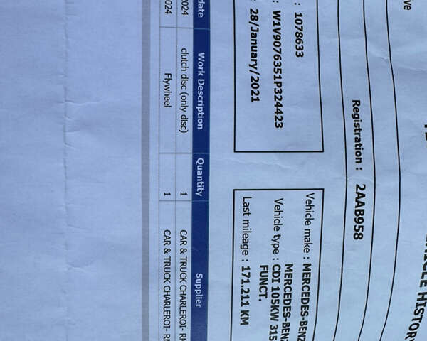 Белый Мерседес Sprinter, объемом двигателя 1.99 л и пробегом 172 тыс. км за 25900 $, фото 34 на Automoto.ua