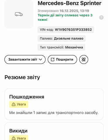 Білий Мерседес Sprinter, об'ємом двигуна 2 л та пробігом 217 тис. км за 24900 $, фото 24 на Automoto.ua