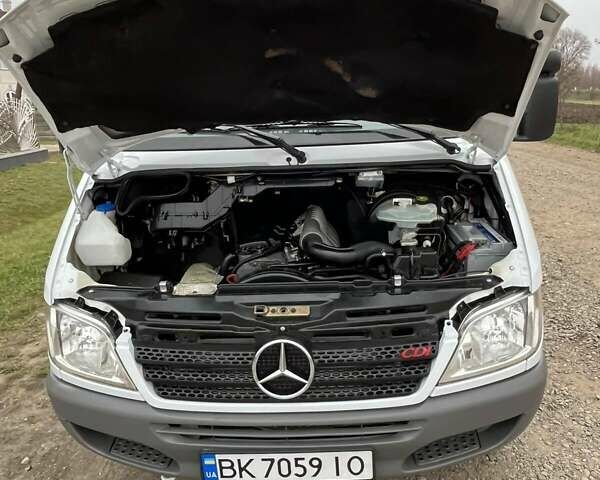Белый Мерседес Sprinter, объемом двигателя 2.7 л и пробегом 102 тыс. км за 23900 $, фото 3 на Automoto.ua