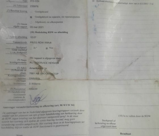 Білий Мерседес Sprinter, об'ємом двигуна 3 л та пробігом 264 тис. км за 3400 $, фото 5 на Automoto.ua
