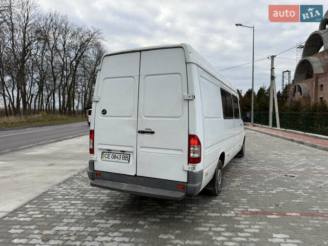 Белый Мерседес Sprinter, объемом двигателя 2.2 л и пробегом 200 тыс. км за 6750 $, фото 12 на Automoto.ua