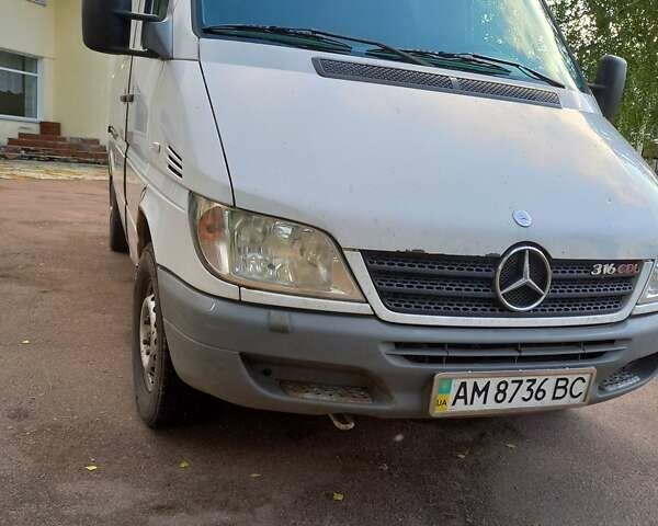 Белый Мерседес Sprinter, объемом двигателя 27 л и пробегом 685 тыс. км за 8750 $, фото 27 на Automoto.ua